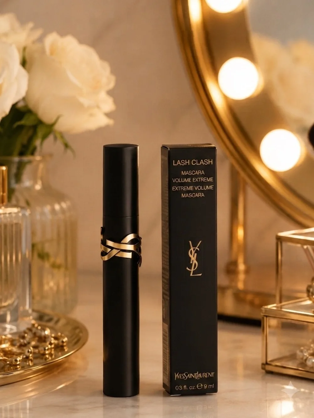 NEW YSL LASH CLASH EXTREME VOLUME Mascara Black Yves Saint Laurent FULL SIZE
